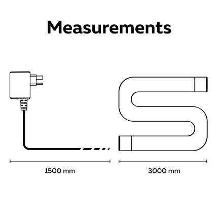 Calex Smart LED Strip – 3M – RGBIC