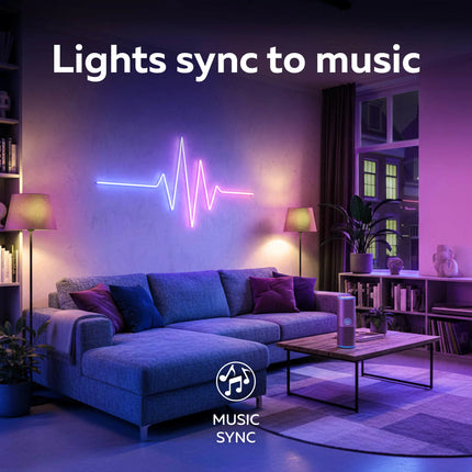 Calex Smart Neon Flex Strip Light - 2m - RGBIC