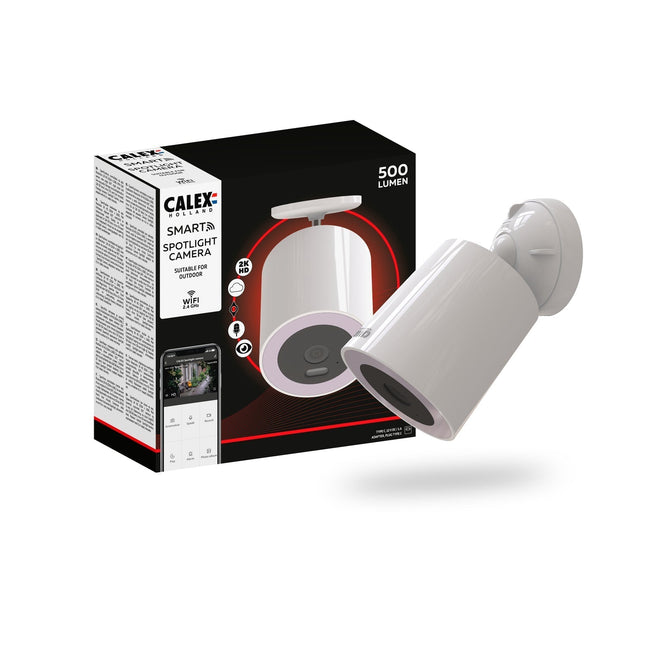 Calex Smart Outdoor Camera - 2K - White