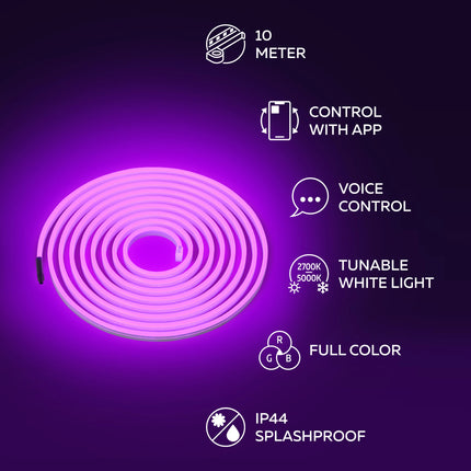 Calex Smart Outdoor LED Strip 10m – RGB + CCT