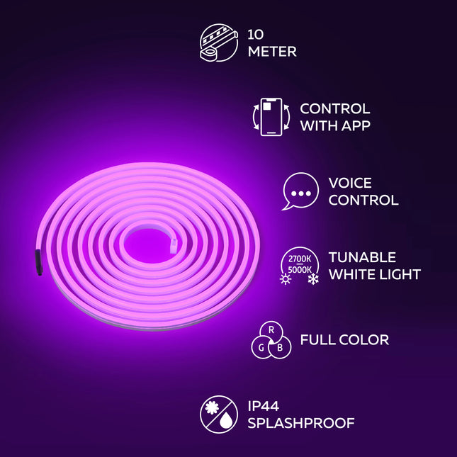 Calex Smart Outdoor LED Strip 10m – RGB + CCT