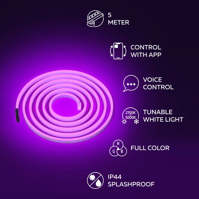 Calex Smart Outdoor LED Strip 5m – RGB + CCT