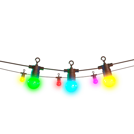 Calex Smart Outdoor String Light – 15 bulbs – RGBIC+CC
