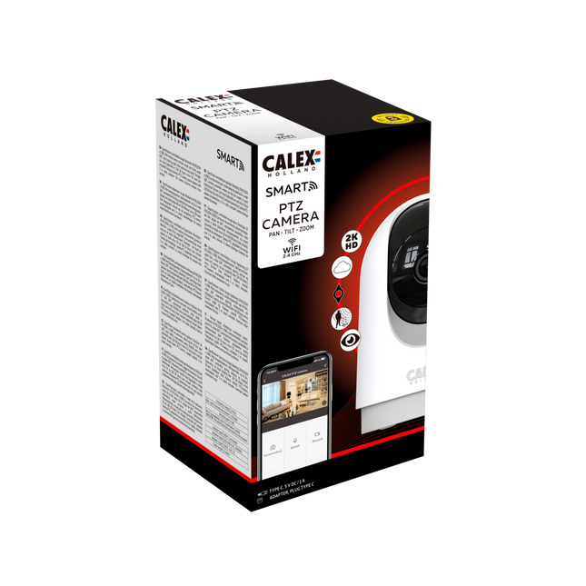 Calex Smart - PTZ Camera - BS plug - USB adapter