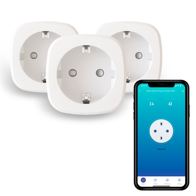 Calex Smart Plug - 3 pieces - Energy Meter