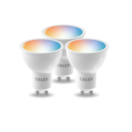 Calex Smart Reflector - 3 pieces - GU10 - RGB