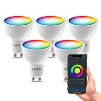 Calex Smart Reflektorlampe - 5 Stück - GU10 - RGB