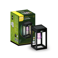 Calex Smart Lanterne Solaire - RGB + CCT - Noir