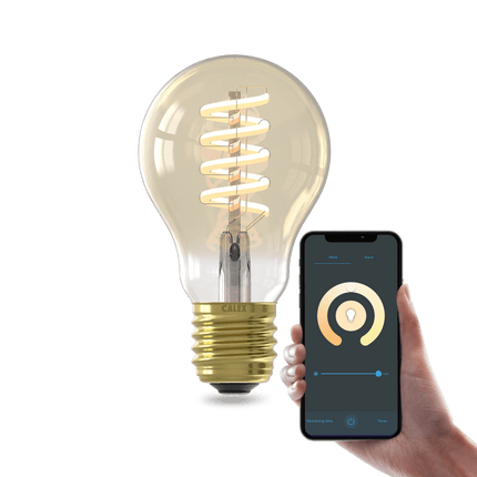 Calex Smart Spiral LED Bulb - E27 - A60 - CCT - Gold