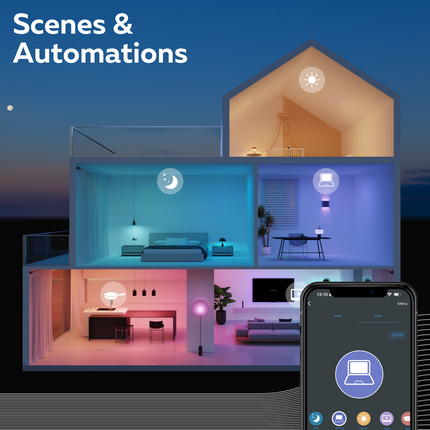 Calex Smart Spiral LED Bulb - E27 - G95 - CCT - Gold