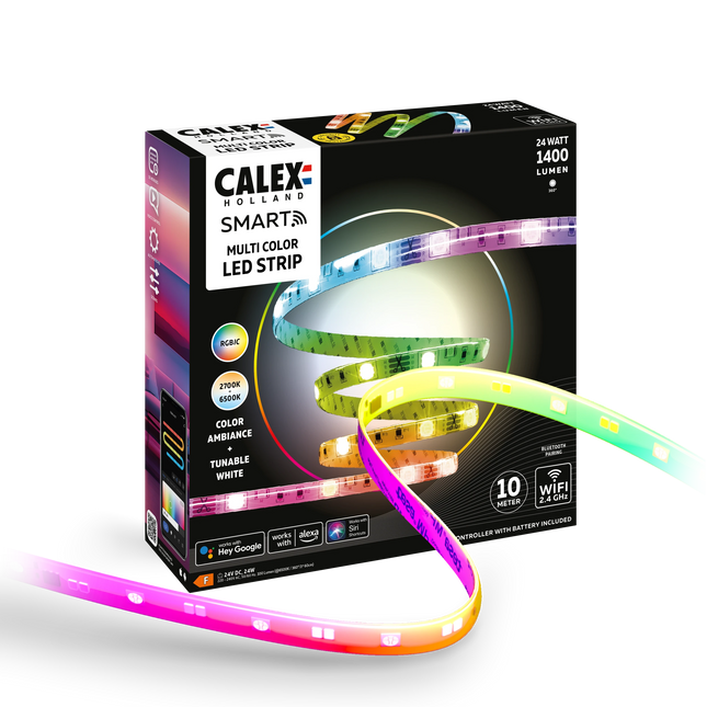 Calex Smart Strip Light - 5m - RGBIC + CCT