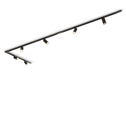 Calex Smart Tracklight 3M - 6x Smart GU10 Spots - RGB + CCT - Black