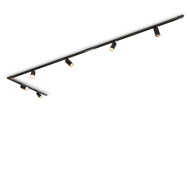 Calex Smart Tracklight 3M - 6x Smart GU10 Spots - RGB + CCT - Black