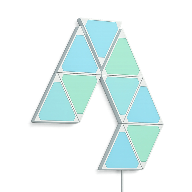 Calex Smart Triangle Wall Lights - RGBIC - White