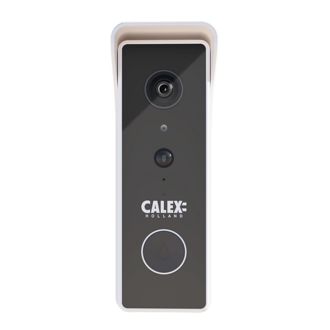 Calex Smart Video Doorbell - 2K - Wireless - Black