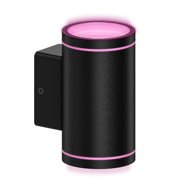 Calex Smart Wall Light - Up & Down - RGB + CCT - Black