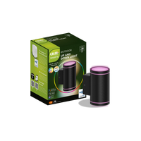 Calex Smart Wandlamp - Up & Down - RGB + CCT - Zwart