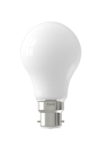 Calex Softline LED-Lampe - B22 - A60 - Weiß - 7,5W - Dimmbar