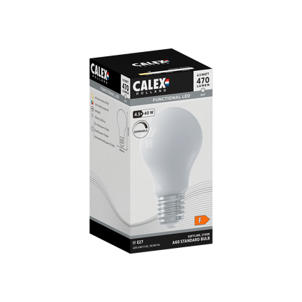 Calex Softline LED Lamp - E27 - A60 - White