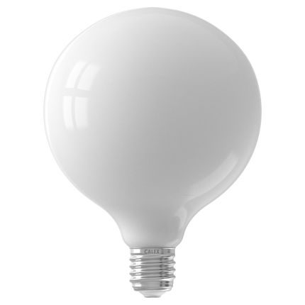 Calex Softline LED Lamp - E27 - G125 - White - 9W - Dimmable