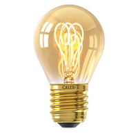 Calex Spiralfilament-LED-Lampe - E27 - P45 - Gold