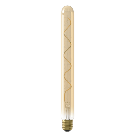 Calex Spiral Filament LED Lamp - E27 - T32 - Gold