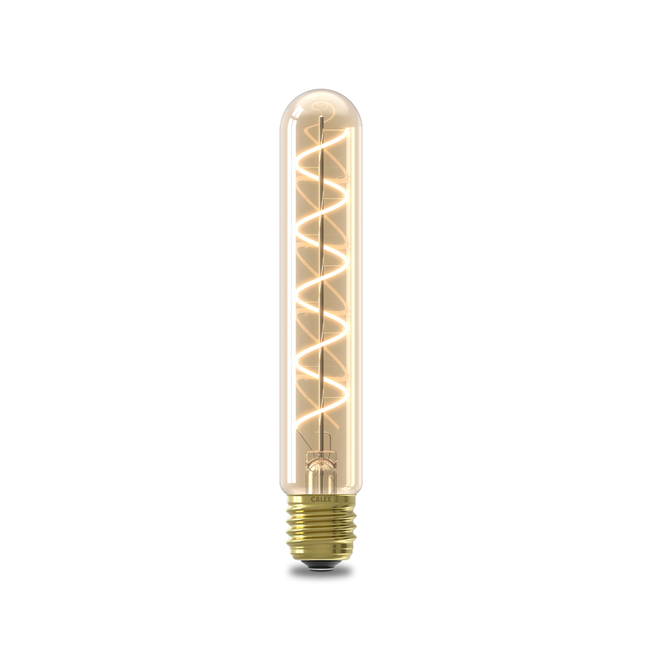 Calex Spiral Filament LED Lamp - E27 - T32 - Gold