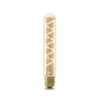 Calex Spiral Filament LED Lamp - E27 - T32 - Gold