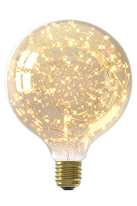 Calex Stars Bulb - E27 - G125 - Gold