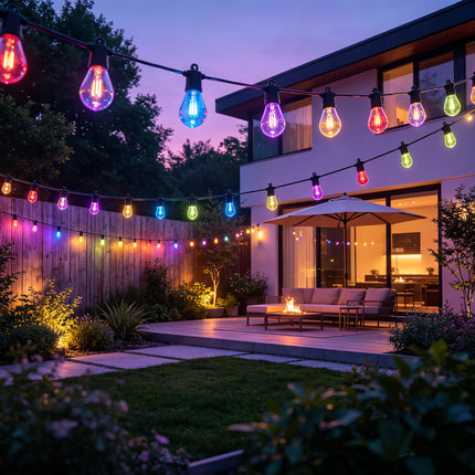 Calex String light 10M - Extendable - RGBIC + CCT