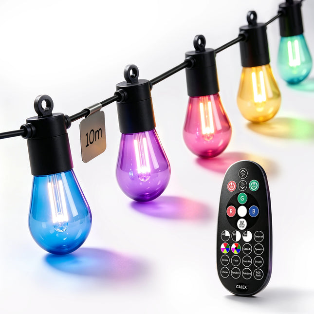 Calex String light 10M - Extendable - RGBIC + CCT