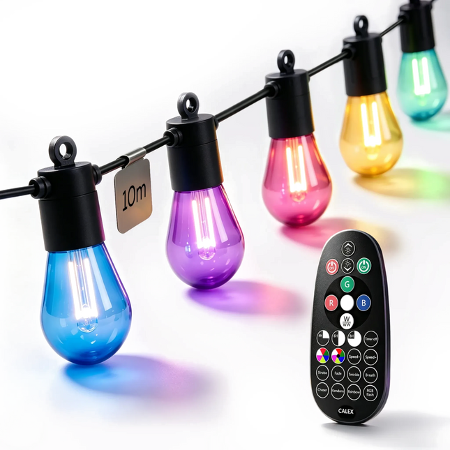 Calex String light 10M - Extendable - RGBIC + CCT