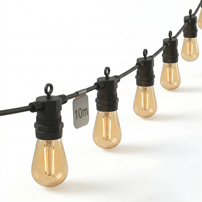 Calex String light 10M - Warm White - 10 bulbs