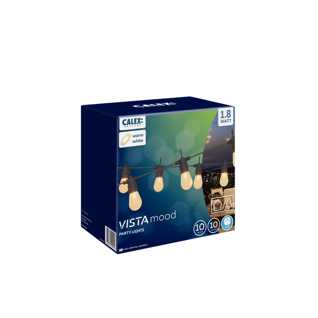 Calex String light - Extendable - Warm White