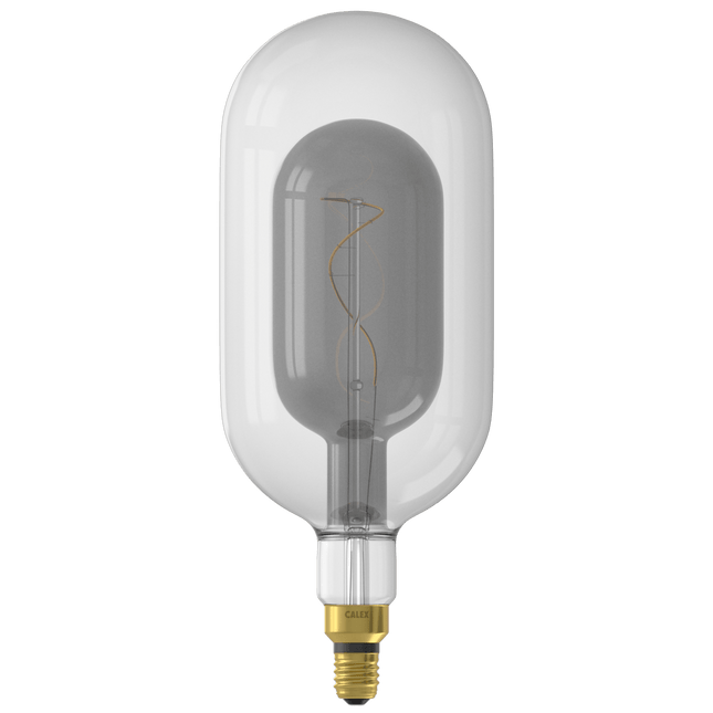 Calex Sundsvall - E27 - Filament - Titanium -WarmWhite- 3W - Dimmable