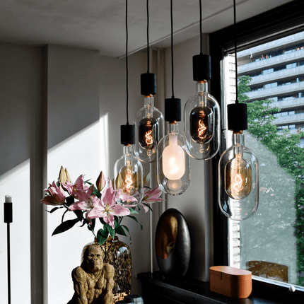 Calex Sundsvall - E27 - Filament - Titanium -WarmWhite- 3W - Dimmable