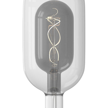 Calex Sundsvall LED Lamp - E27 - Clear/Titanium - 3W - Dimmable