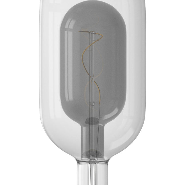 Calex Sundsvall LED Lamp - E27 - Clear/Titanium - 3W - Dimmable