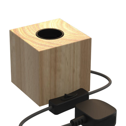 Calex Table Fixture Square - E27 - FSC® Wood