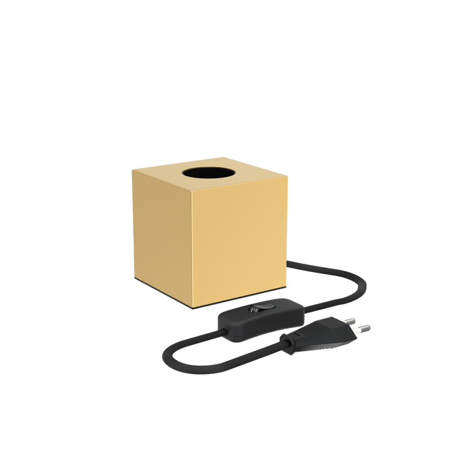 Calex Table Lamp Square - E27 - Gold - Excl. light source