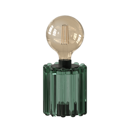 Calex Table Lamp Wave - Green - With timer - Battery operated