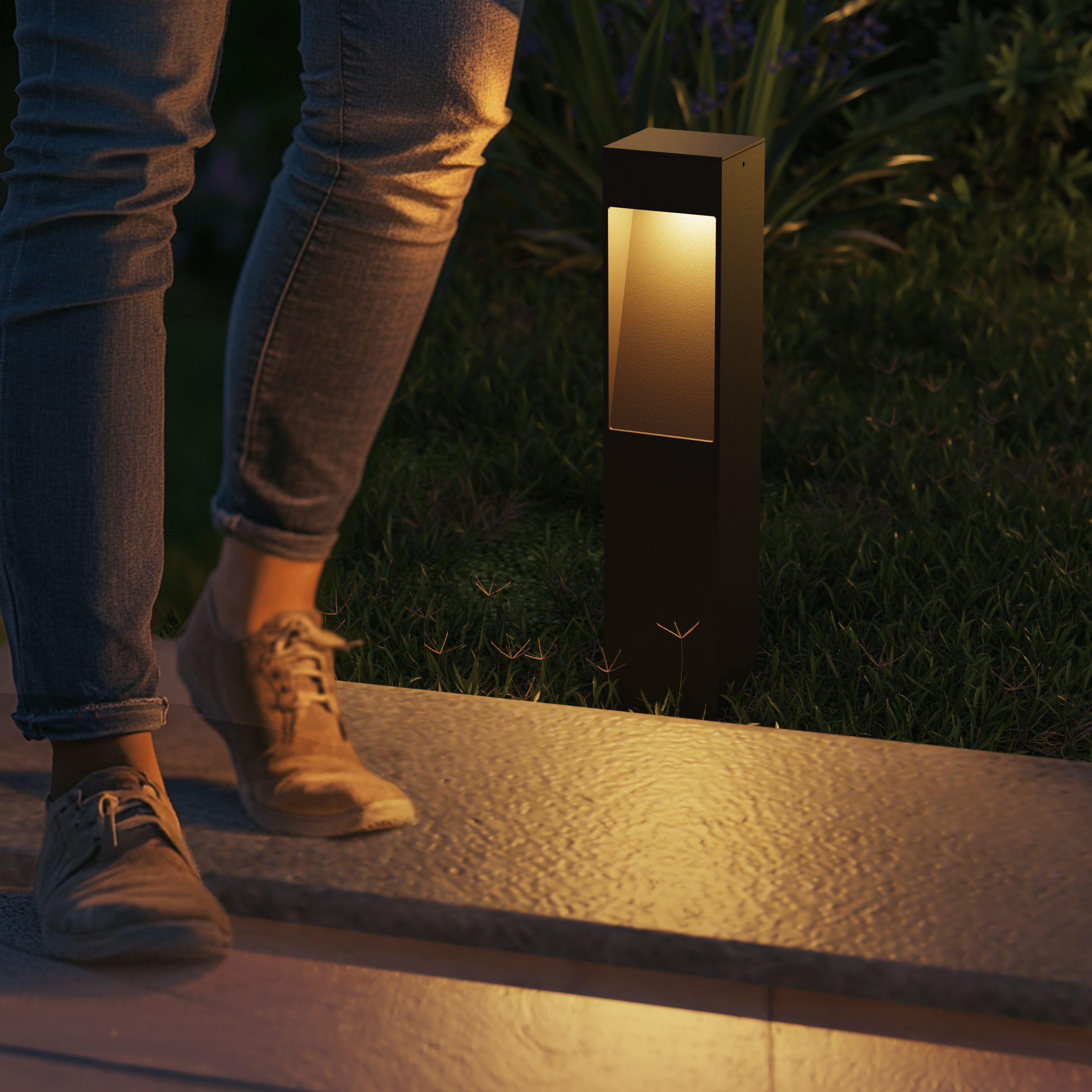 Staande buitenlamp met kantelbare spots - Jente Staande buitenlamp met kantelbare spots - Jente