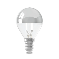Calex Kopfspiegellampe - E14 - Filament - P45 - Chrom