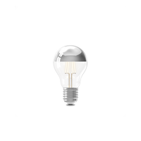 Calex Kopfspiegellampe - E27 - Filament - A60 - Chrom