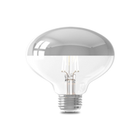 Calex Kopfspiegellampe - E27 - Filament - G95 - Chrom