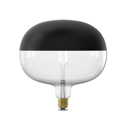 Calex Top mirror Bulb - E27 - Filament - Boden - Black