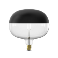 Calex Top mirror Bulb - E27 - Filament - Boden - Black
