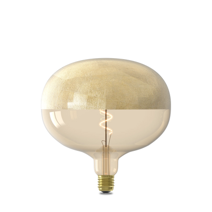 Calex Top mirror Bulb - E27 - Filament - Boden - Gold