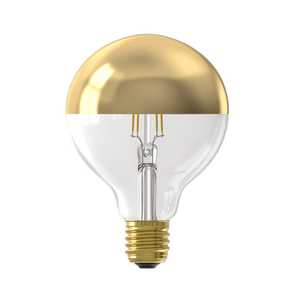 Calex Top mirror Bulb - E27 - Filament - G95 - Gold