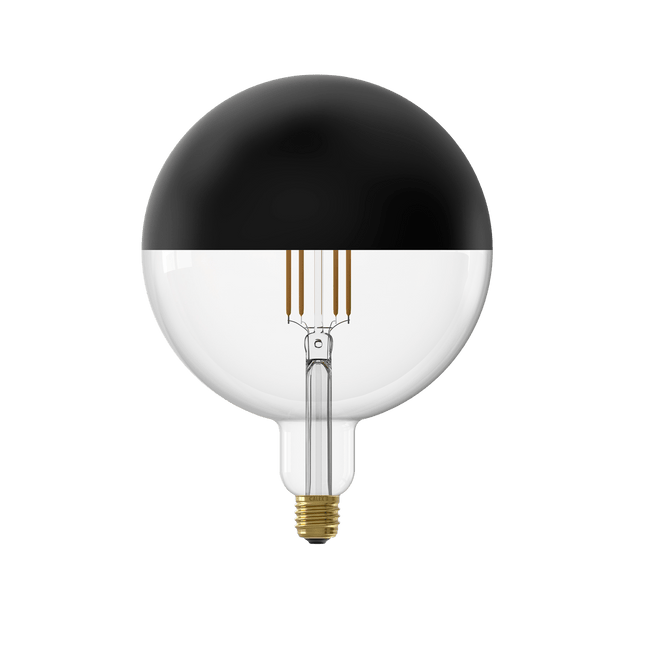 Calex Top mirror Bulb - E27 - Filament - Kalmar - Black